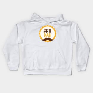 Dad number 1 Kids Hoodie